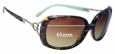 SFx Replacement Sunglass Lenses fits Tiffany  Co TF 4055-B - 61mm Wide