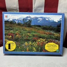 GLACIER BAY NATIONAL PARK jigsaw puzzle MB mountain 1999 wildflower Alaska NWT