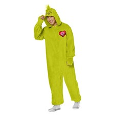 Dr Seuss Cat In The Hat Grinch Jumpsuit Adult Costume