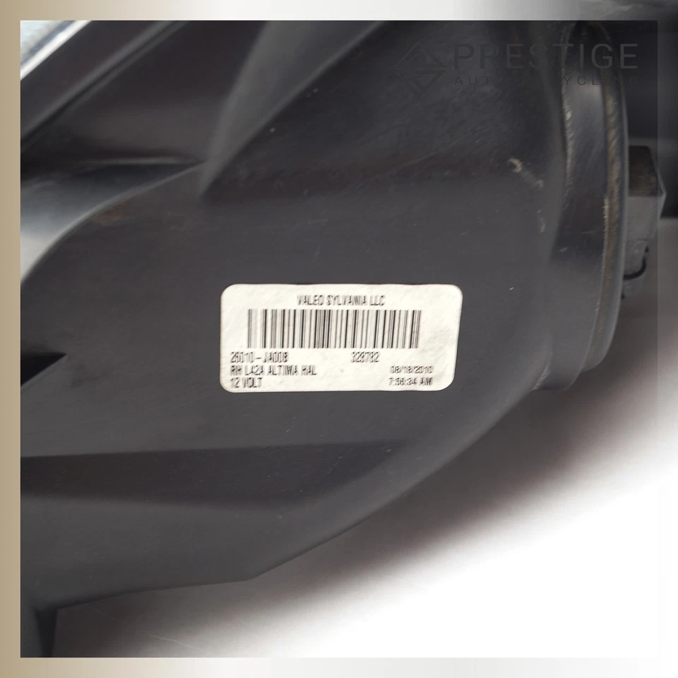 Faro derecho Nissan Altima 2007-2009 sedán 26010-JA00B OEM Foto 4 de 4