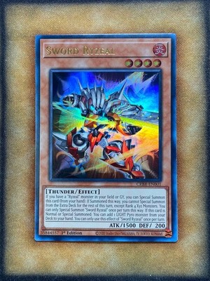 Yugioh Sword Ryzeal CRBR-EN001 Ultra Rare 1st Ed NM