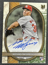 2025 Topps Museum Archival Autographs Michael McGreevy RC /149 #AA-MM Cardinals