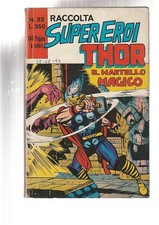 RACCOLTA  A FUMETTI SUPER EROI CORNO 23 THOR IL MARTELLO MAGICO  1974