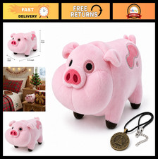 7" Waddles Pig Plush Doll - Gravity Falls Mabel Barfing Toy with Pendant for Kid