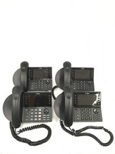 4x Mitel IP485G VoIP IP Business Phones w/ Handset, Stand WORKING FREE SHIPPING