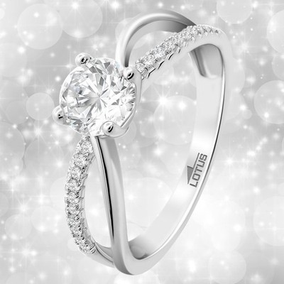 Lotus Silver Damen Ringe 925er Silber Lotus Silver Trendy JLP3742-3-118