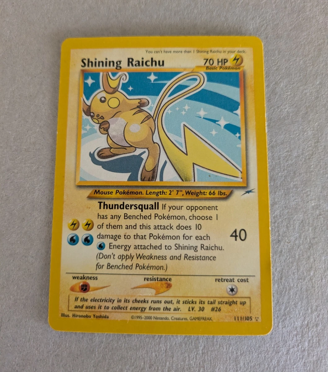 Shining Raichu for sale | eBay