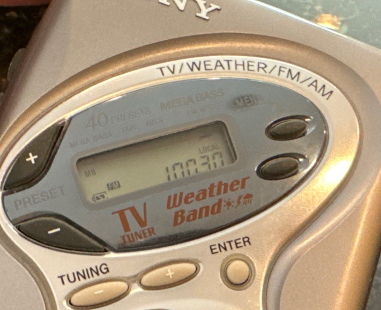 SONY Walkman WM-FX281 FM/AM/TV/Weather (Cassette Tape Player not