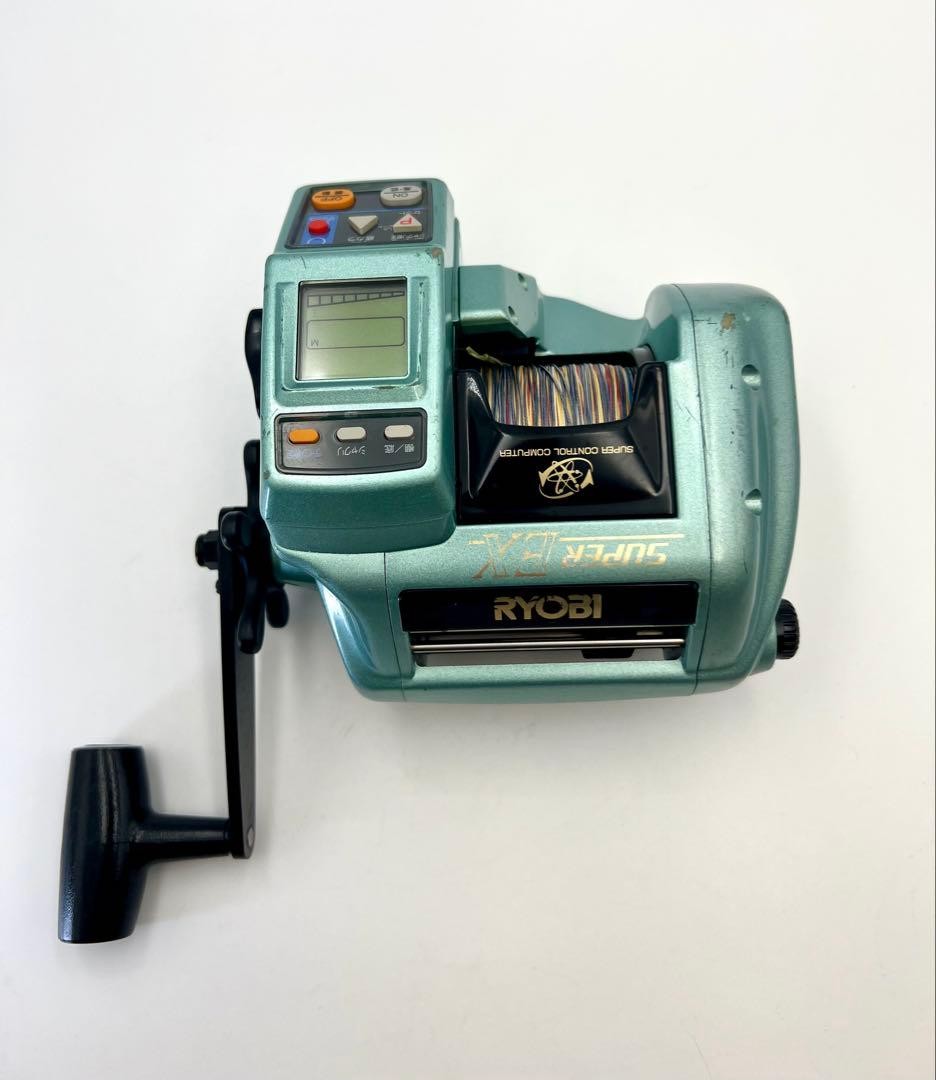 Ryobi AD80 Super EX Electric Reel Tested Working Japan Fishing