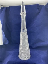 hand blown hand cut crystal decanter set czech