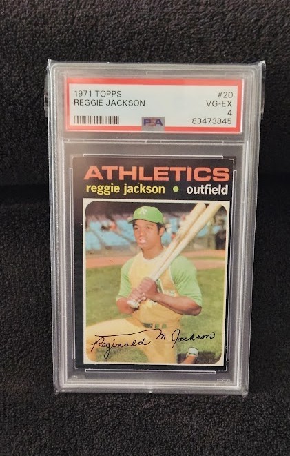 Reggie Jackson 1971 Topps #20 PSA 4