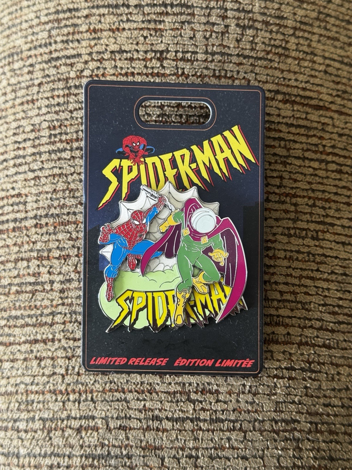 NEW Disney Marvel Spider-Man vs Mysterio The Animated Series LIMITED RELEASE PIN