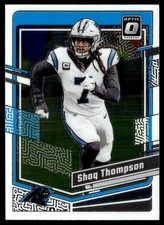 SHAQ THOMPSON 2023 DONRUSS OPTIC CAROLINA PANTHERS #30
