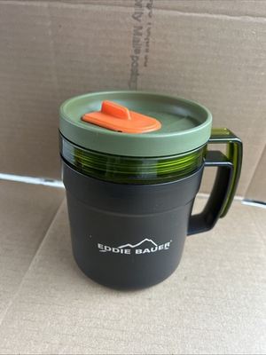 #ad Stanley 2in1 Combination 20 oz Bowl amp; 16 oz Mug Green Interlocking Camping Set $19.00