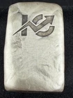 1 Oz SATORI / Investment Caster .999 Fine Silver Hammered Texture  Bar
