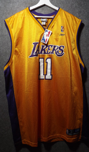 Karl Malone Los Angeles Lakers Authentic NBA Reebok Jersey Men's 3XL