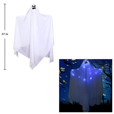 Joyin Light Up Blue Lights Hanging Ghost 47'' Tall, Batteries Included