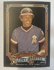 Rod Carew #16- 2025 Topps Allen & Ginter X -California Angels I0-1
