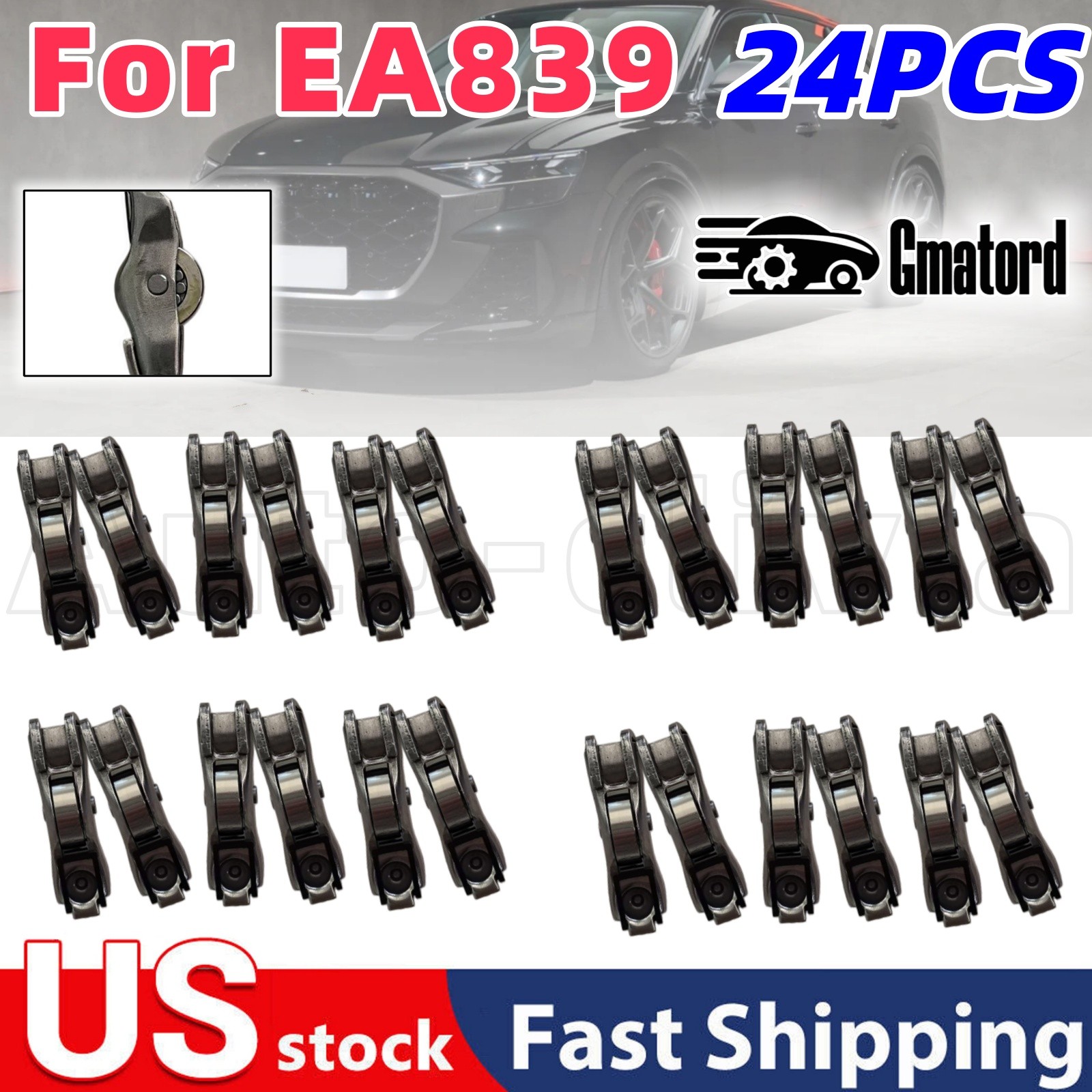 EA839 Engine Head Rocker Arms Kit 06M109417H for Audi A6 Porsche Bentley 3.0L V6