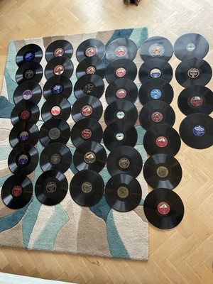 Job Lot 49x 10  Shellac Records   HMV Decca Columbia Various Singers