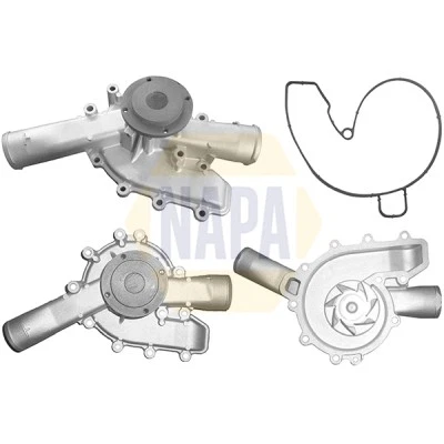 Water Pump fits MERCEDES ML63 AMG W164 6.2 6.3 06 to 11 M156.980 Coolant NAPA - Image 2 of 4