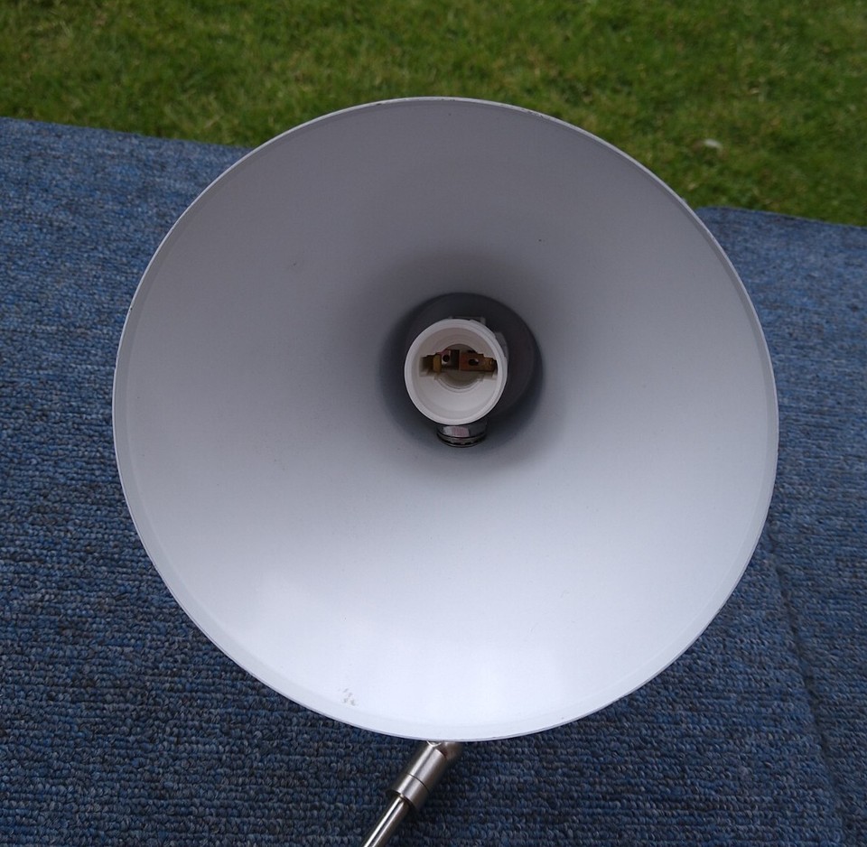 Habitat Bobby Adjustable Angle Poise Desk Lamp Table Lamp Brushed