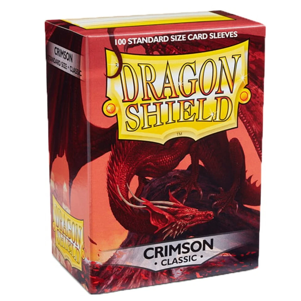 Dragon Shield Arteris Classic Crimson Sleeves 100 Pack NEW