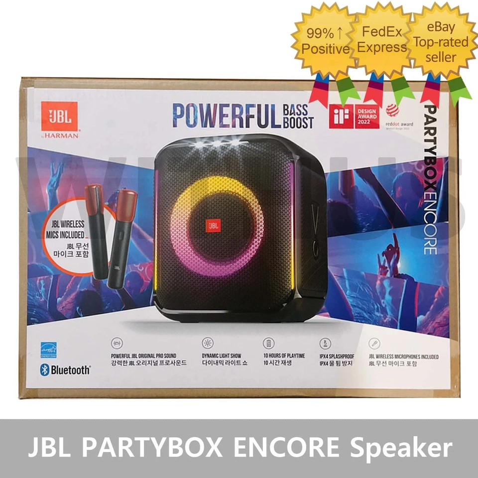 JBL PARTYBOX ENCORE Portable Bluetooth Party Speaker w/Wireless