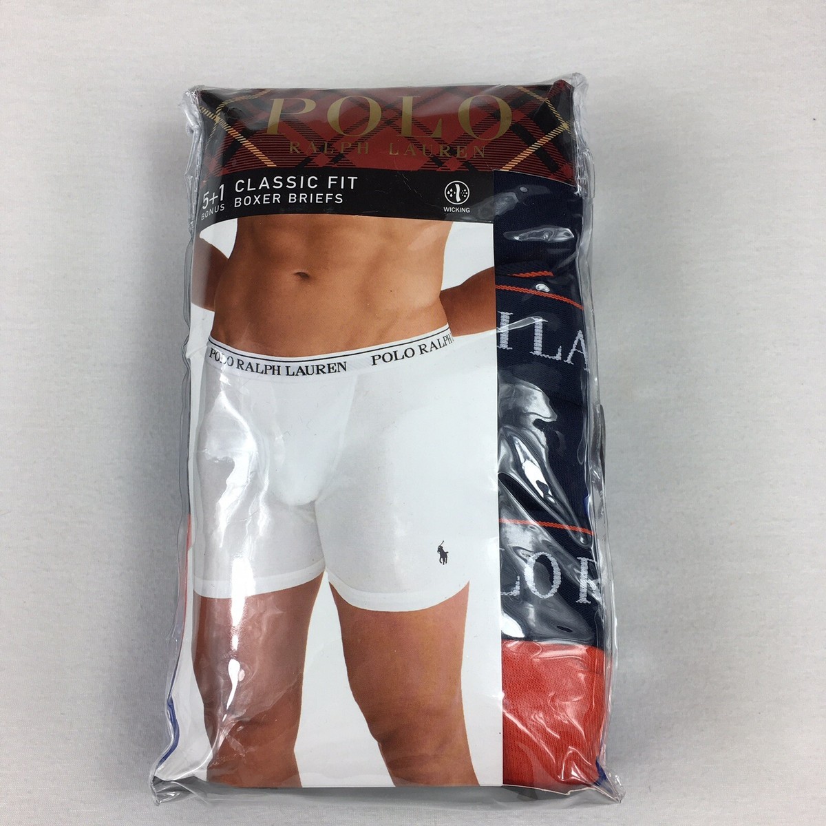 Polo Ralph Lauren Cotton Classic Fit Boxer Briefs Underwear Pack Mens Sz  M New