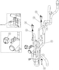 FUJITSU K9970178009 aka 9970178009 SENSOR HIGH PRESSURE VII