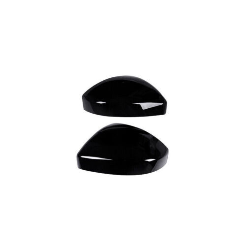 Gloss Black 2X Cover Trim 20172020 Rear Side Mirrors For Land Rover