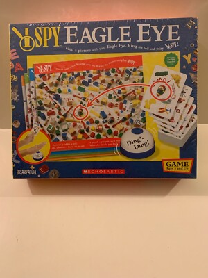 Scholastics I SPY Eagle Eye Find-It Game By Briarpatch Brand New (2005) Ages 5+