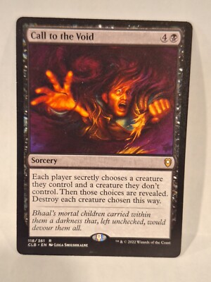 Call to the Void - Commander Legends: Baldurs Gate Magic the Gathering MTG Nice!