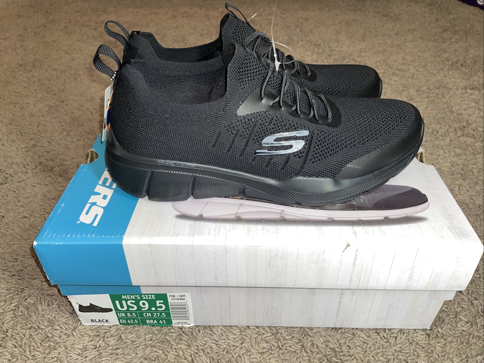 mens skechers bungee lace