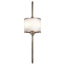 KL/MONA/L CLP Mona 2 Light Wall Light In Classic Pewter