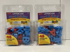 2 PACK NEW Lakeshore Uppercase Word Building 48 Magnetic Letters Learning Alph