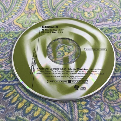 【中古】［CD］I Don't Believe You've Met This Is NotIn A Bag by Static-X (CD, Promo Single,2001) | eBay