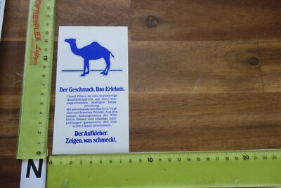 Alter Aufkleber Tabak Zigaretten CAMEL Wüste Kamel