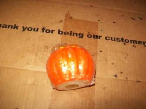 Vela de calabaza vintage Halloween Jack O linterna sellada de plástico de fábrica - Imagen 4 de 4