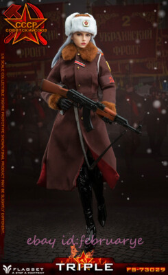 レッドアラート ソビエト軍女性将校カチューシャ 1/6スケールタイプホットトイズ Flagset 1/6 Fs73029 Red Alert Soviet Female Officer Katyusha
