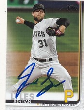 JORDAN LYLES PITTSBURGH PIRATES SIGNED CARD BREWERS ASTROS ROCKIES ORIOLES PADRE