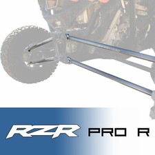 RZR PRO R Turbo R Billet Aluminum Radius Rods Chromoly Heims USA Made SILVER