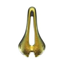 Selle San Marco Aspide Short Open-Fit Wide Road Saddle Xsilite Gold $175 MSRP