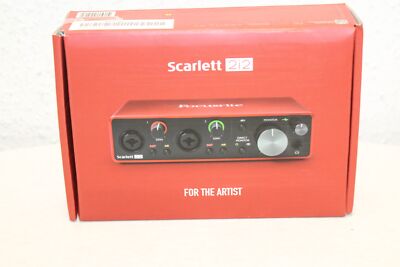 Focusrite Scarlett 2i2 3rd Gen Audio Interface Neu Rechnung MwSt 