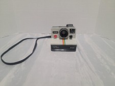 Vintage Polaroid SX-70 OneStep White Rainbow Stripe Instant Camera FILM