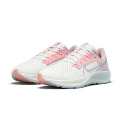 Women Nike Air Zoom Pegasus 38 Shoes Sail/Pink Glaze/Crimson