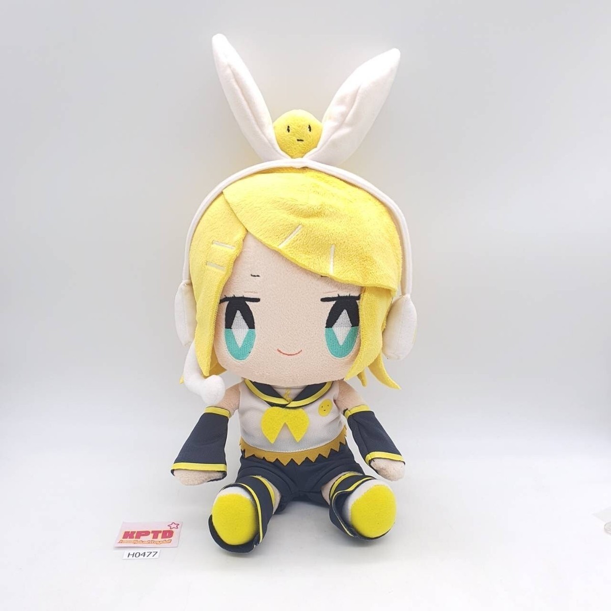 Rin Kagamine H477 Vocaloid x Karashi-chan TAITO Plush 13
