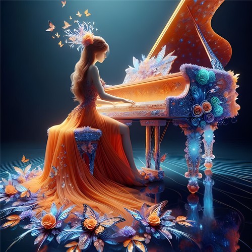 5D DIY Full Round Drill Diamond Painting Girl Kit Home Decor Art Craft 40x40cm - Photo 86 sur 93