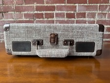Open Box- Cruiser Plus Portable Turntable with Bluetooth In/Out - Tweed