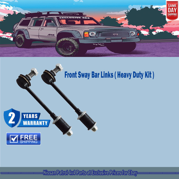 Lh+Rh Stabilisator Links Paar FüR Nissan Patrol Gq Gu 1988-2016-image